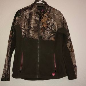 Pink and camo jacket
